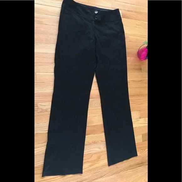 Sz 10 | H & M | Pinstripe | Black Light Blue | High Waisted Trouser ♦️ - Picture 6 of 14